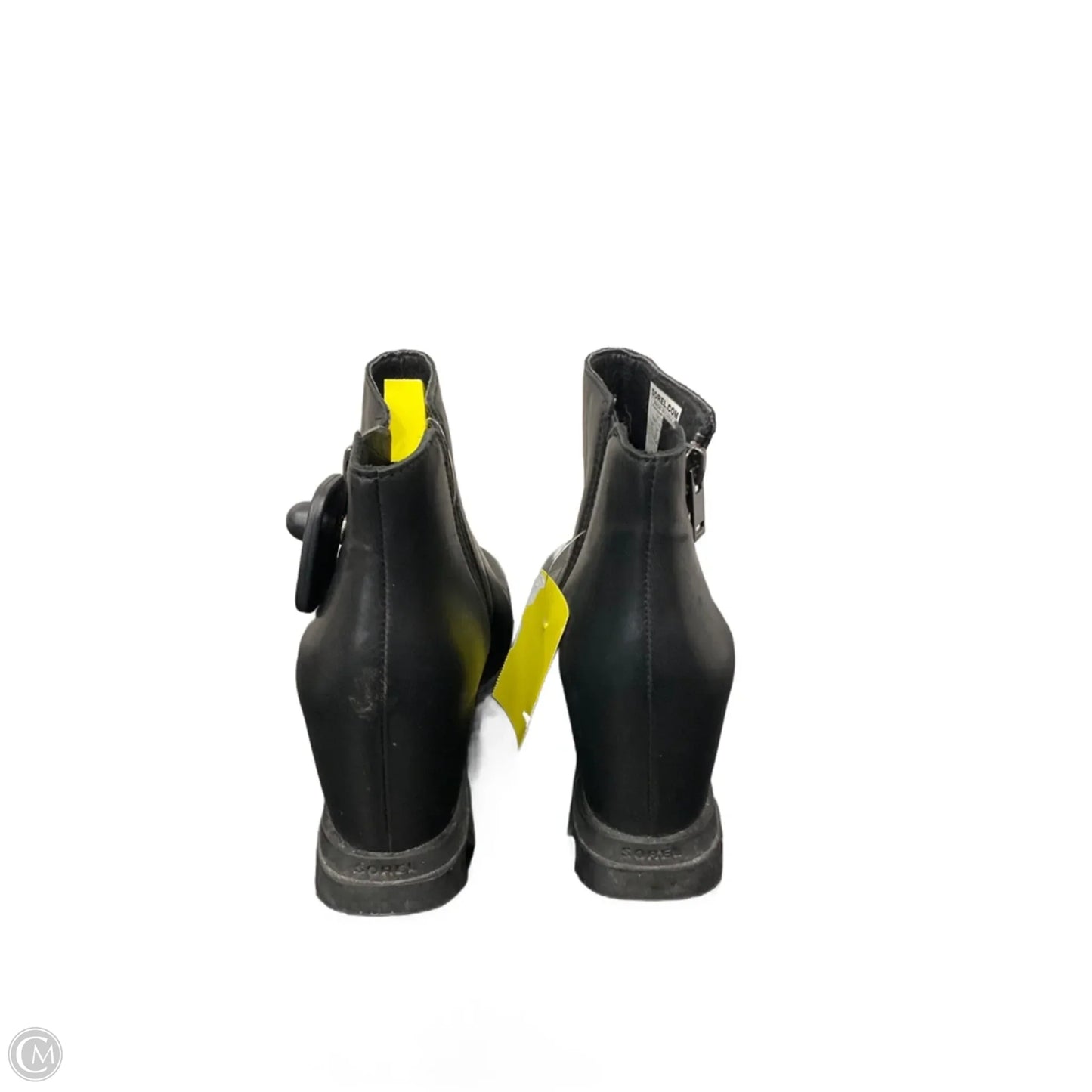 Boots Ankle Heels By Sorel In Black, Size: 7.5