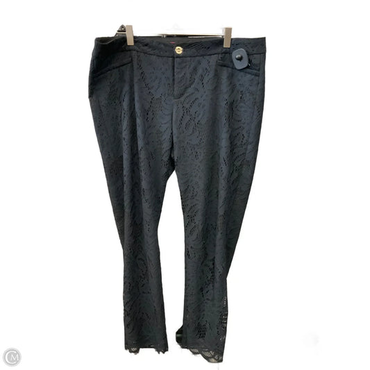 Pants Designer By Lilly Pulitzer In Black, Size: 14
