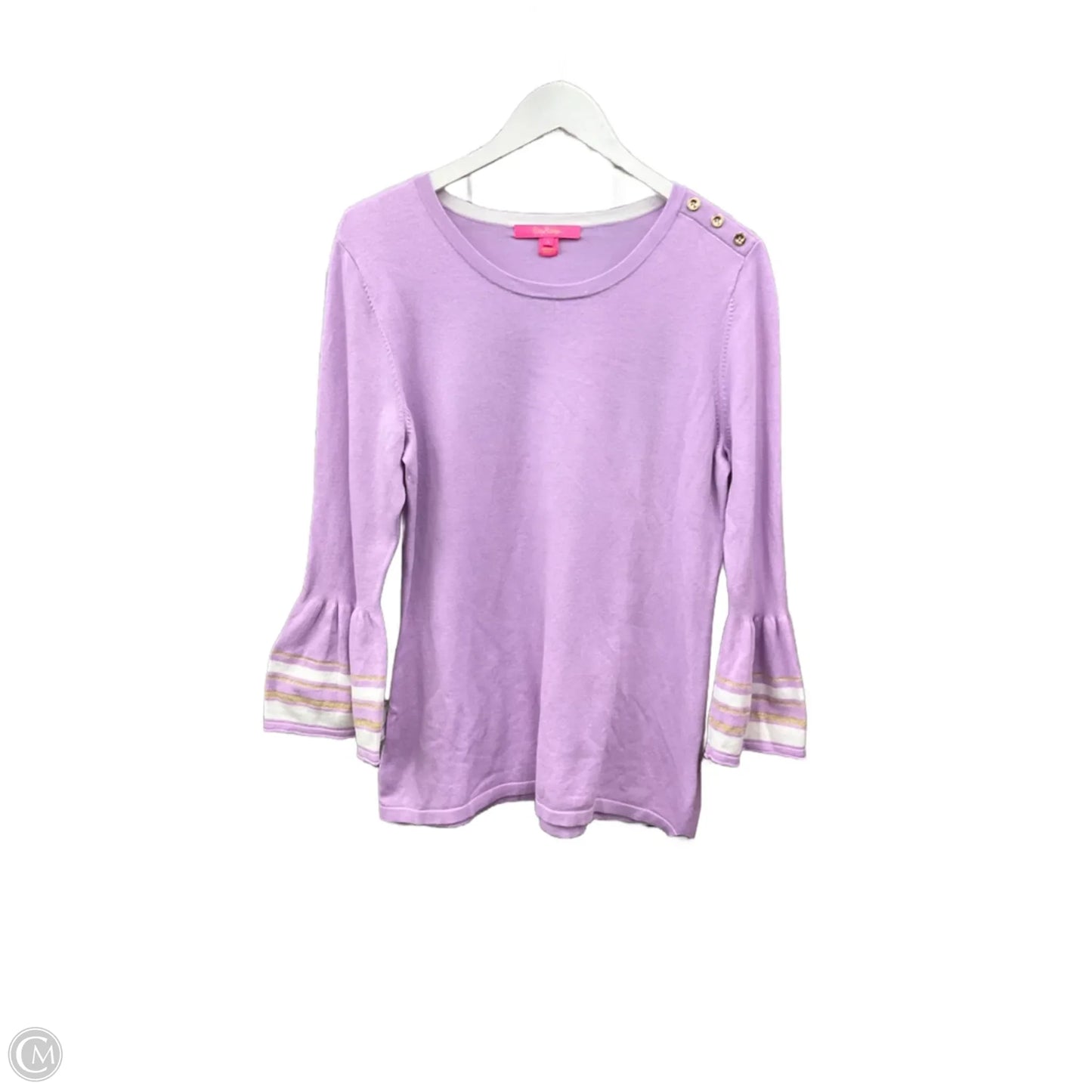 Sweater Designer By Lilly Pulitzer In Purple, Size: L