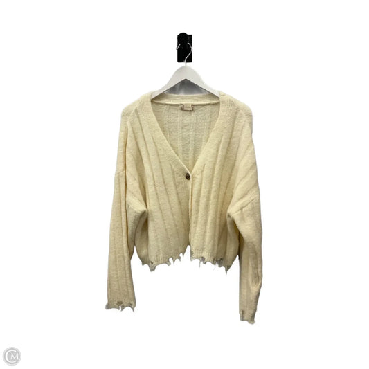 Sweater Cardigan By Altard State In Cream, Size: L