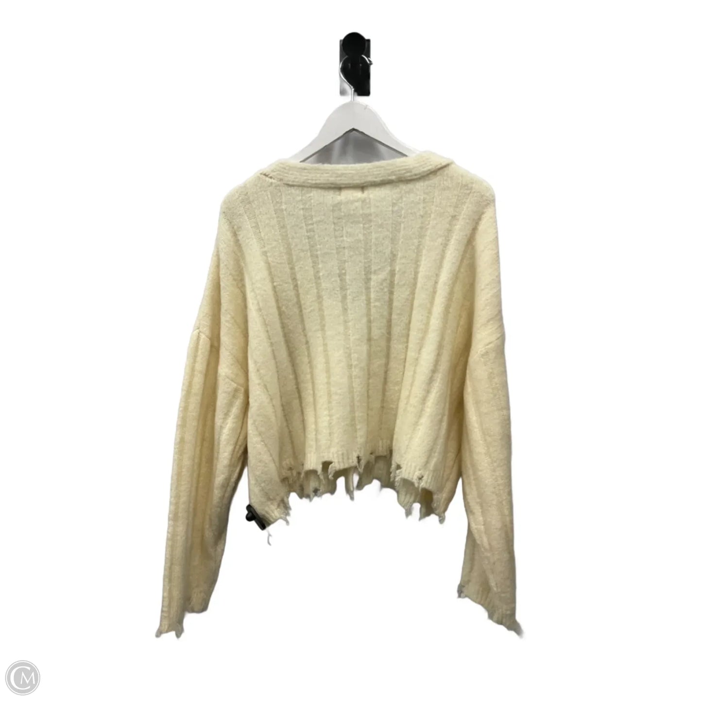 Sweater Cardigan By Altard State In Cream, Size: L