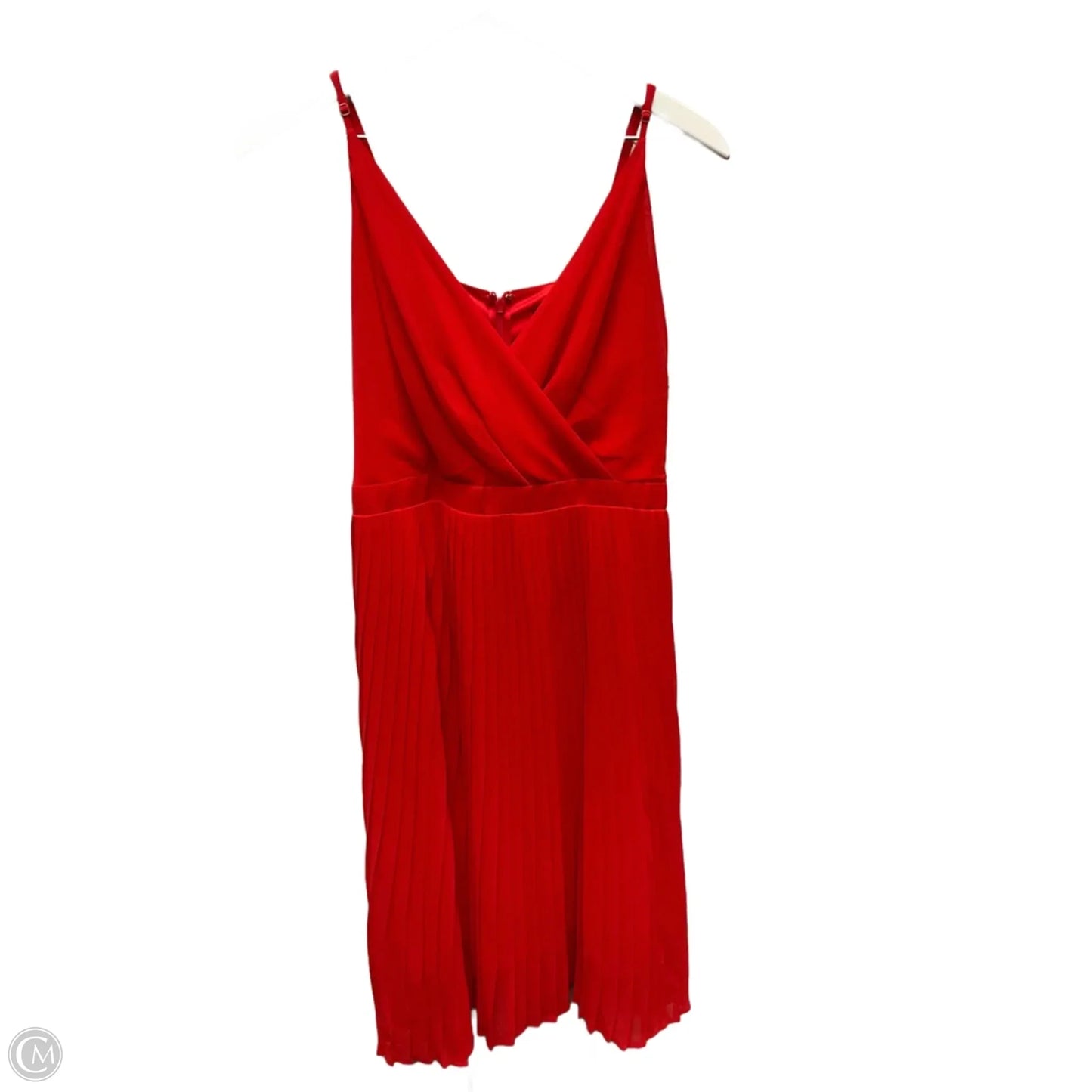Dress Party Midi By Express In Red, Size: M