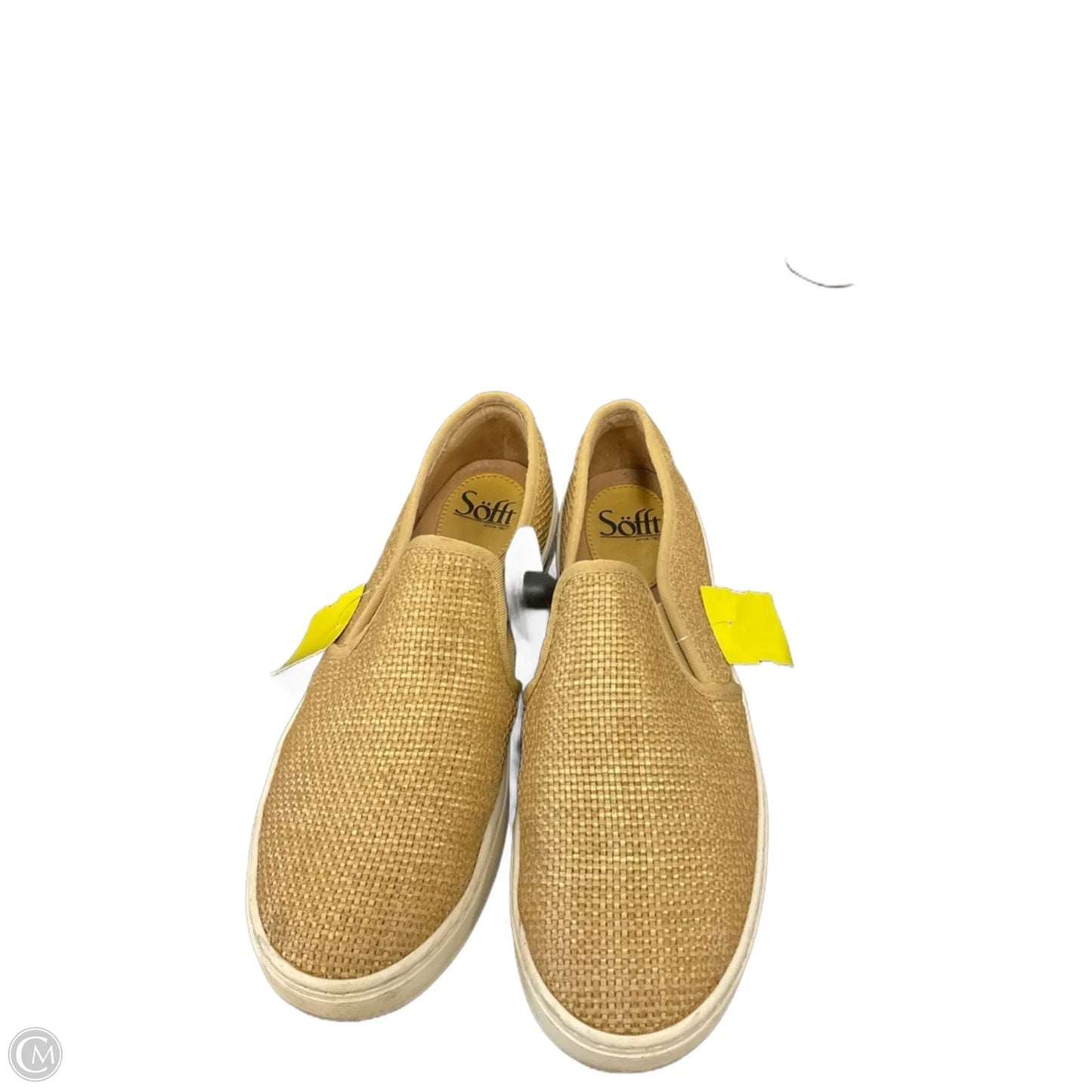 Shoes Flats By Sofft In Gold, Size: 8