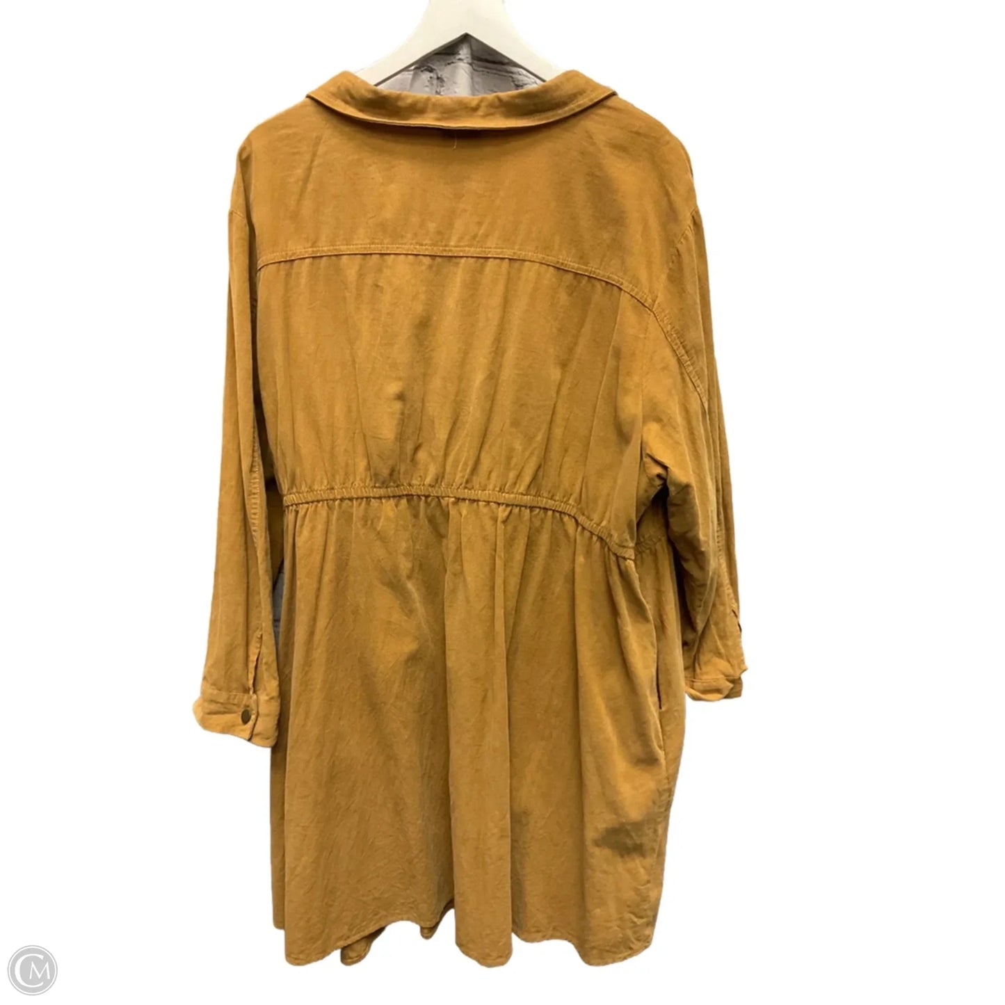 Tunic Long Sleeve By Hayden La In Gold, Size: 3x