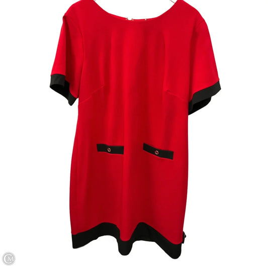 Dress Work By Tommy Hilfiger In Red, Size: 2x