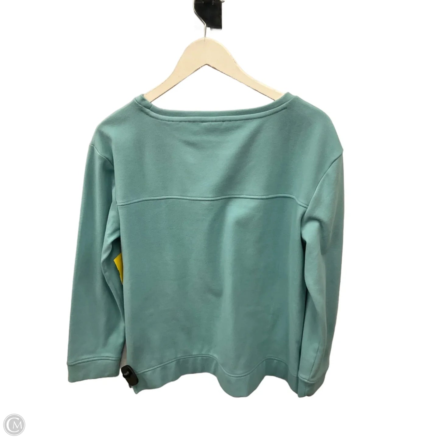 Top Long Sleeve By Chicos In Aqua, Size: S
