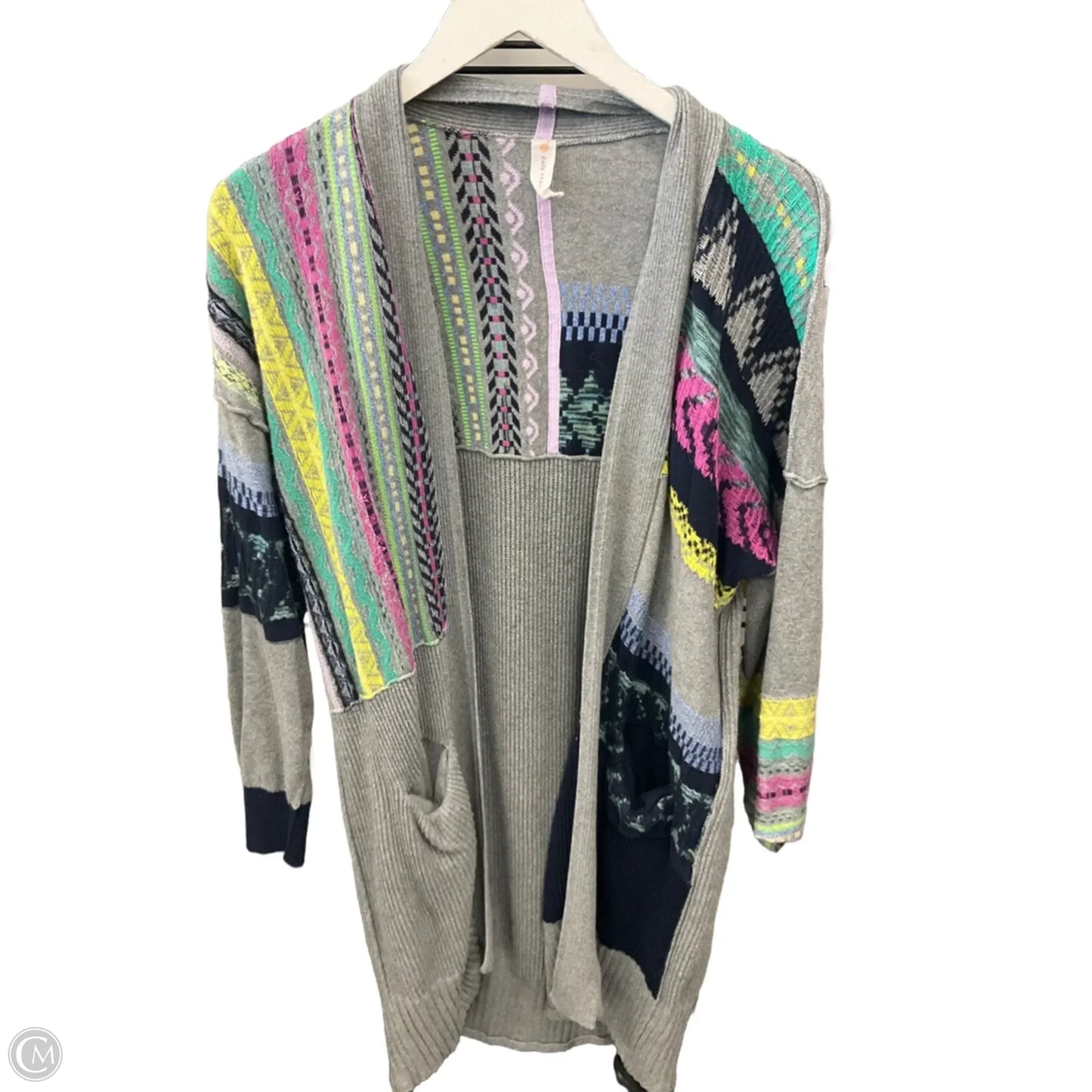 Sweater Cardigan By Daily Practice By Anthropologie In Grey, Size: M