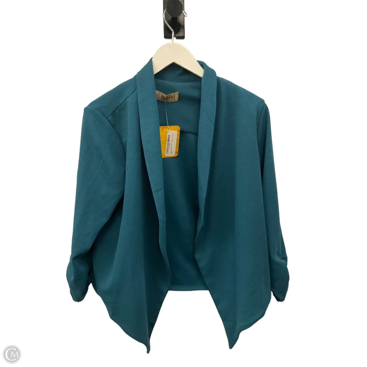 Blazer By Clothes Mentor In Teal, Size: Xl