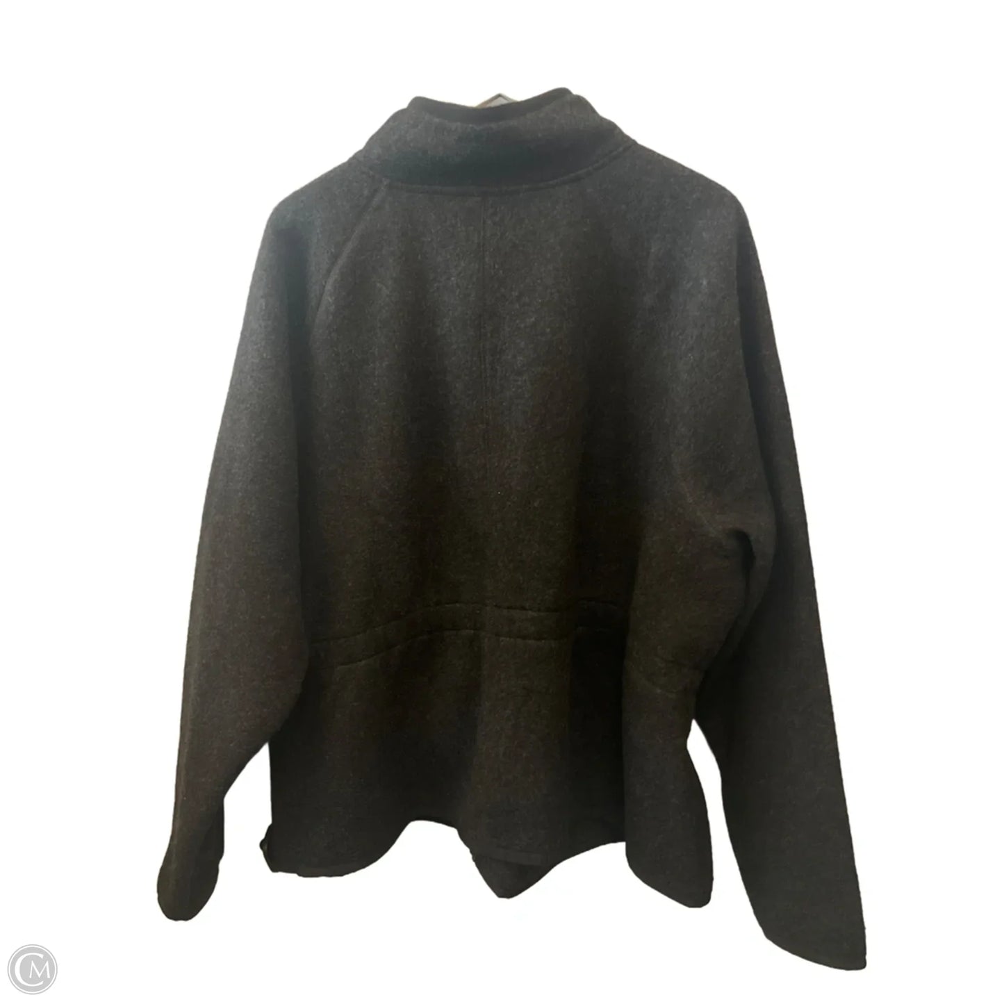 Jacket Fleece By Tek Gear In Grey, Size: 3x