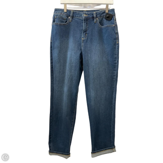 Jeans Straight By Style And Company In Blue Denim, Size: 12