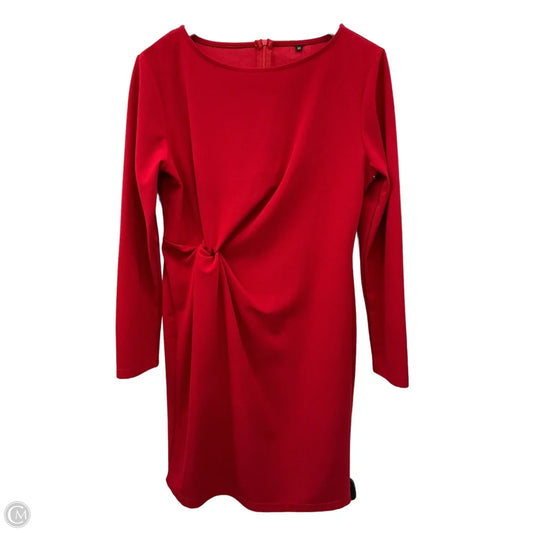 Dress Casual Midi By Clothes Mentor In Red, Size: M