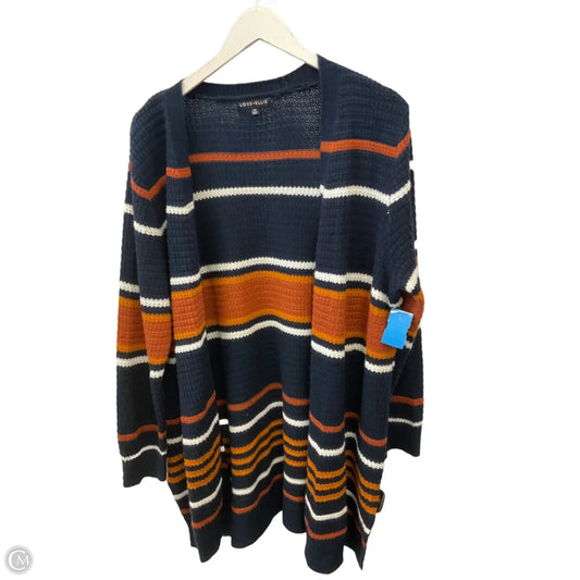 Sweater Cardigan By Love Ellie In Navy, Size: 2x