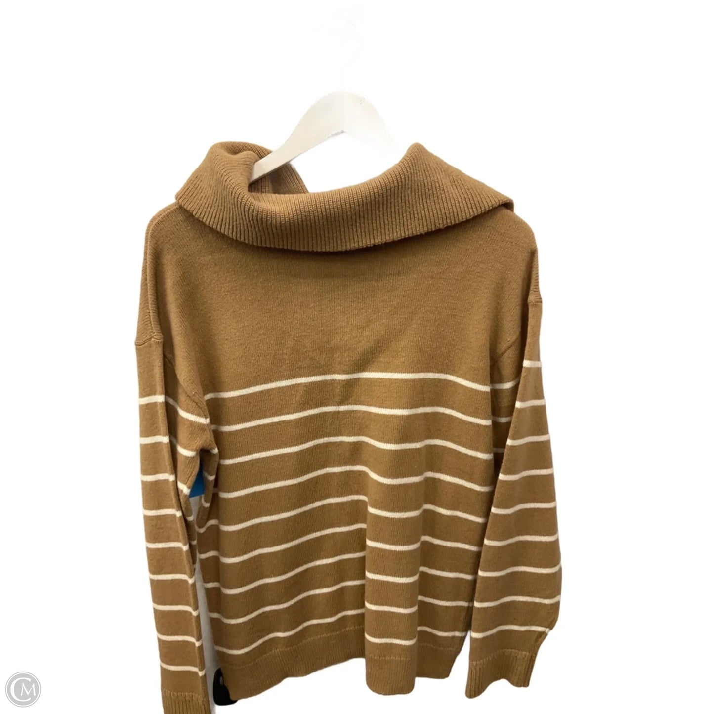 Sweater By Talbots In Tan, Size: M