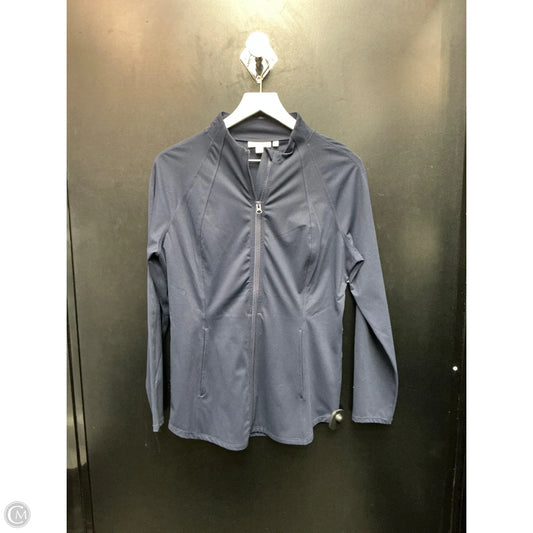 Athletic Jacket By Chicos In Navy, Size: M