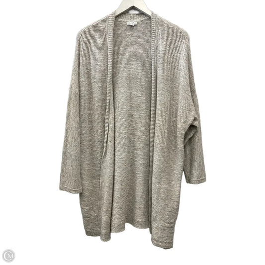 Sweater Cardigan By Pure Jill In Cream, Size: Xlp