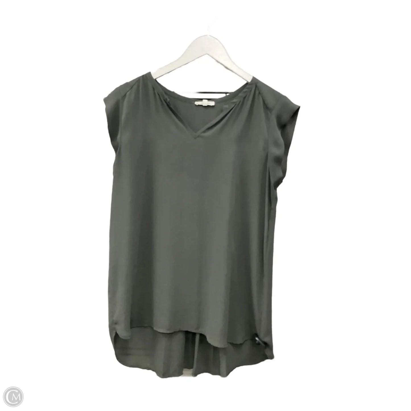 Top Short Sleeve By Pleione In Green, Size: M