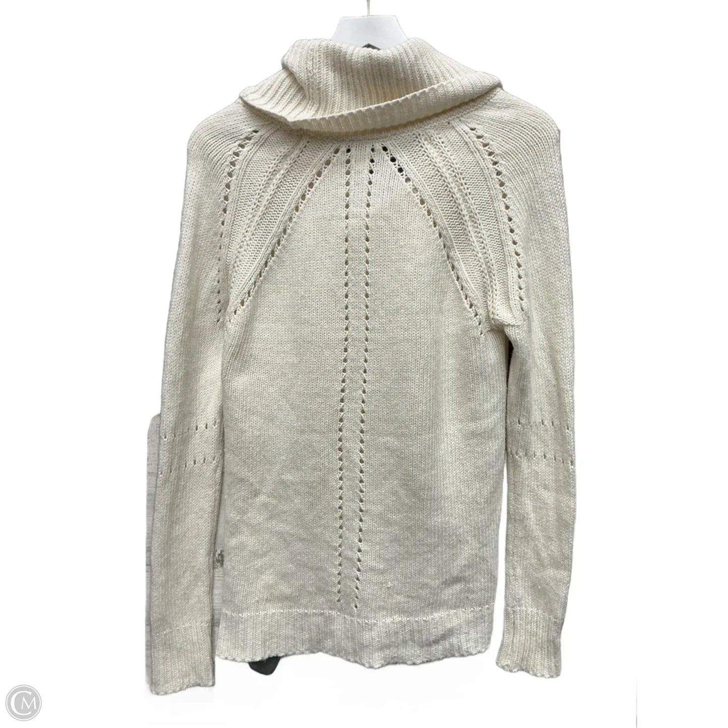 Sweater By Loft In Cream, Size: M