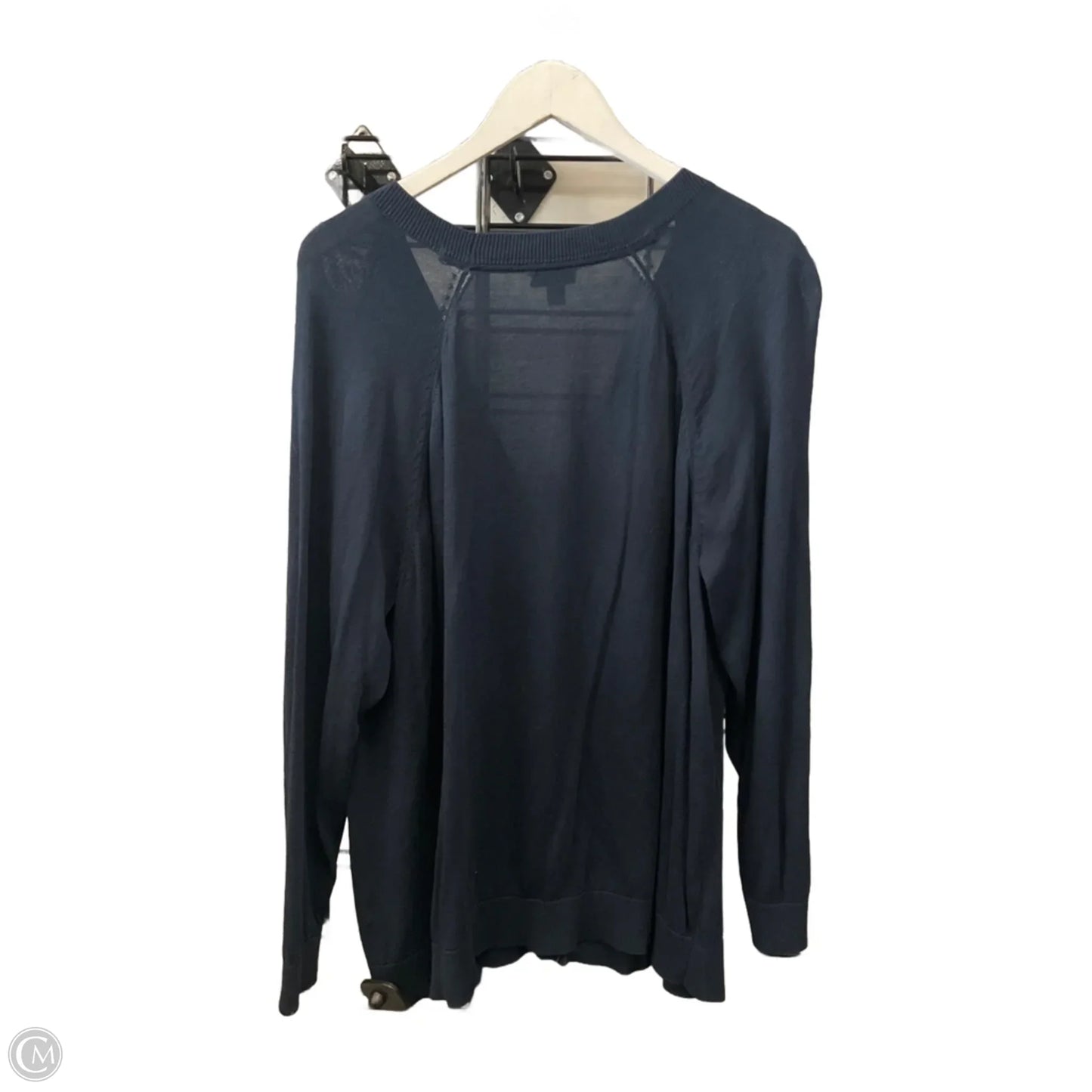 Sweater Short Sleeve By Ann Taylor In Black, Size: Xxl