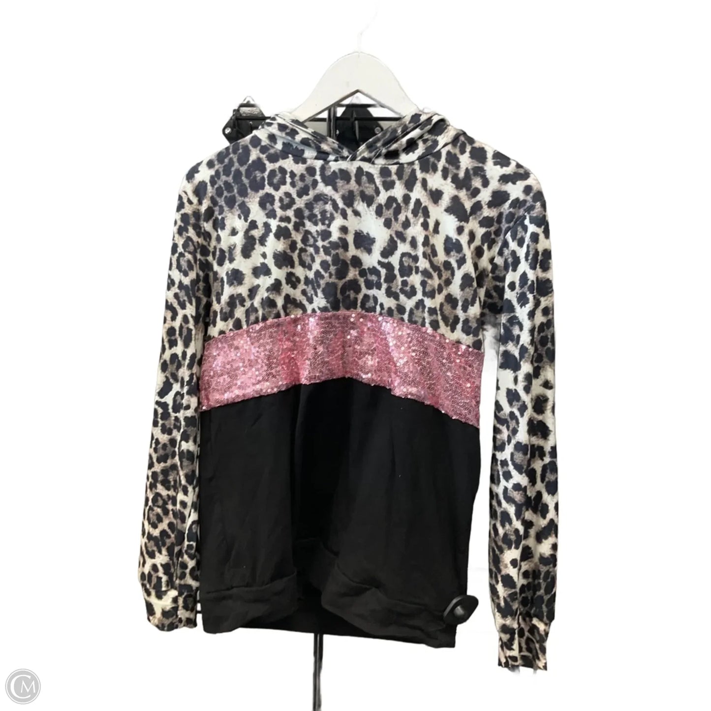 Top Long Sleeve By Clothes Mentor In Black & Pink, Size: S