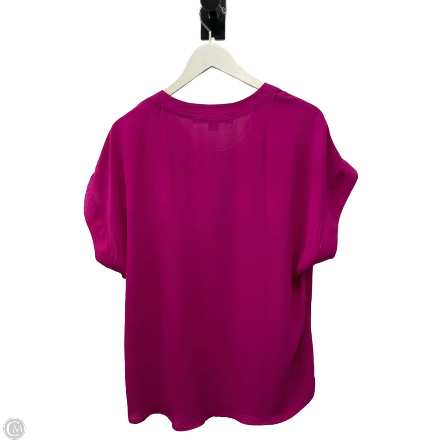 Top Short Sleeve By Cynthia Steffe In Purple, Size: Xl