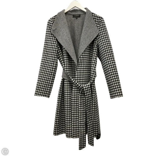 Coat Wool By Talbots In Black & White, Size: S