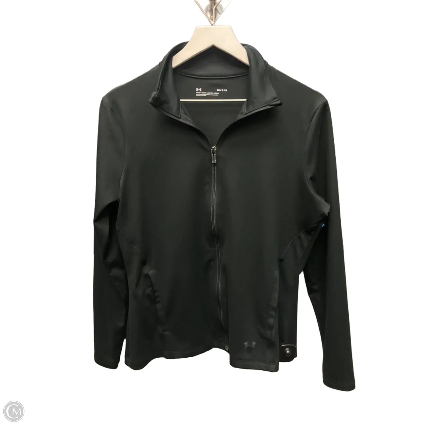 Athletic Jacket By Under Armour In Black, Size: L