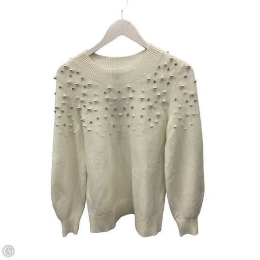 Sweater By Talbots In Ivory, Size: S