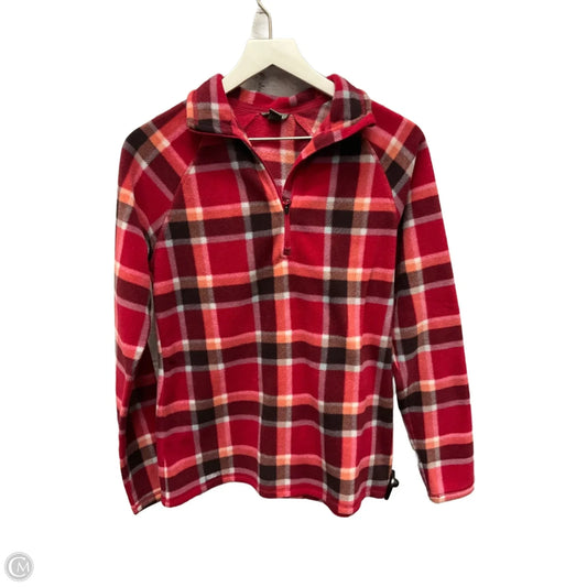 Athletic Fleece By Eddie Bauer In Plaid Pattern, Size: S