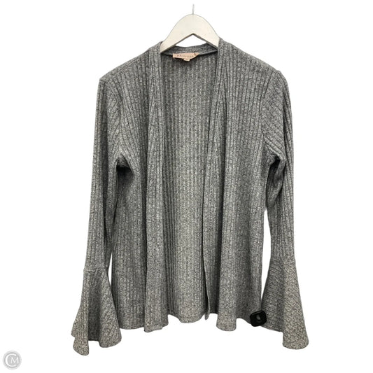 Sweater Cardigan By Philosophy In Grey, Size: M