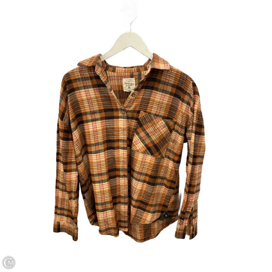 Top Long Sleeve By Billabong In Multi-colored, Size: M