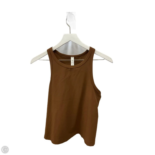 Athletic Tank Top By Lululemon In Brown, Size: 10
