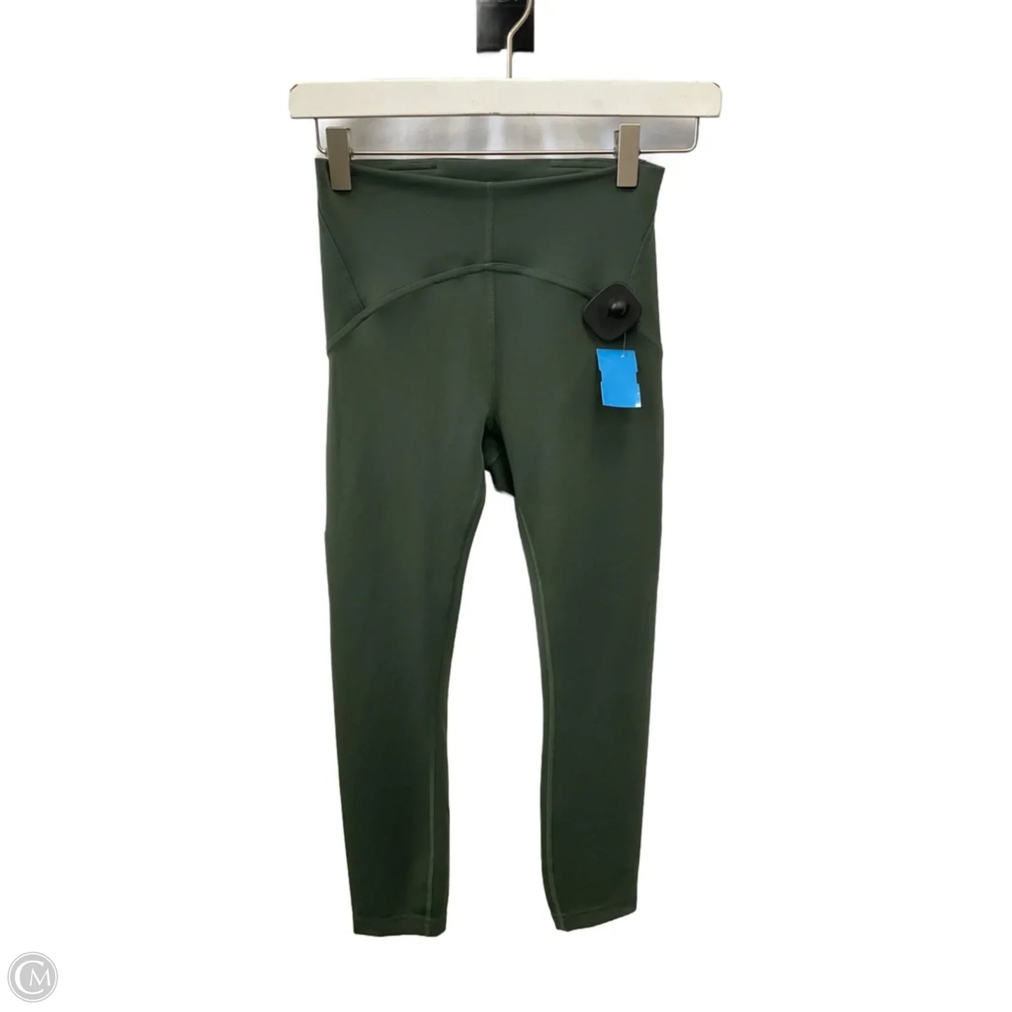 Athletic Capris By Lululemon In Green, Size: 4