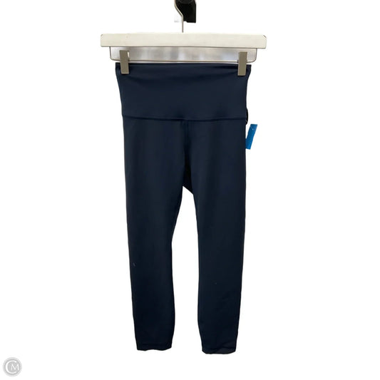 Athletic Capris By Lululemon In Navy, Size: 4