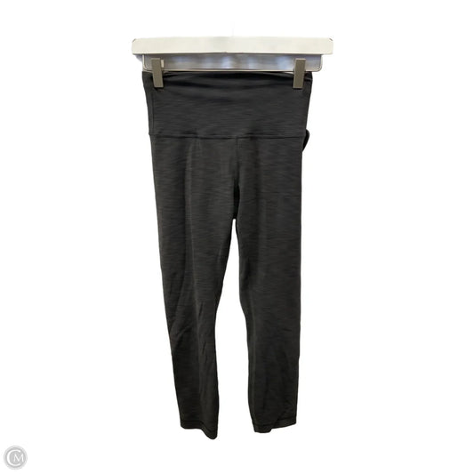 Athletic Capris By Lululemon In Grey, Size: 4