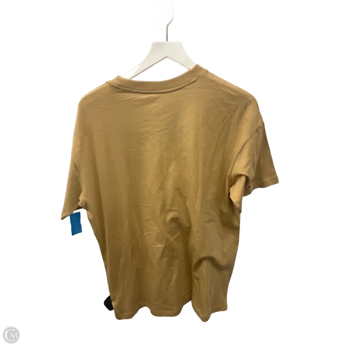 Top Short Sleeve By American Eagle In Tan, Size: Xs