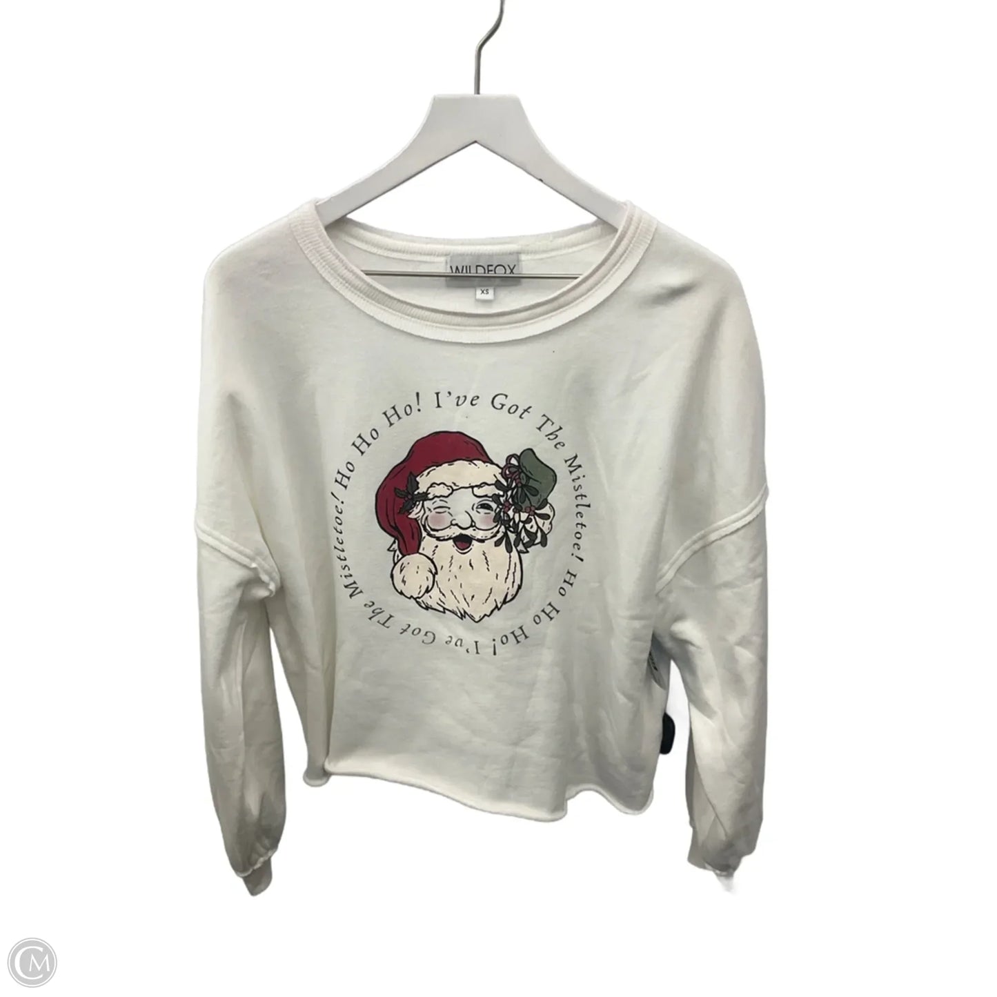 Sweatshirt Crewneck By Wildfox In White, Size: Xs