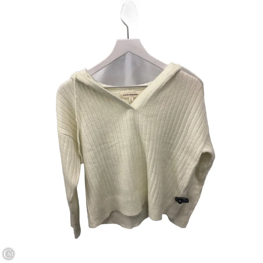 Sweater By Lucky Brand In Cream, Size: S
