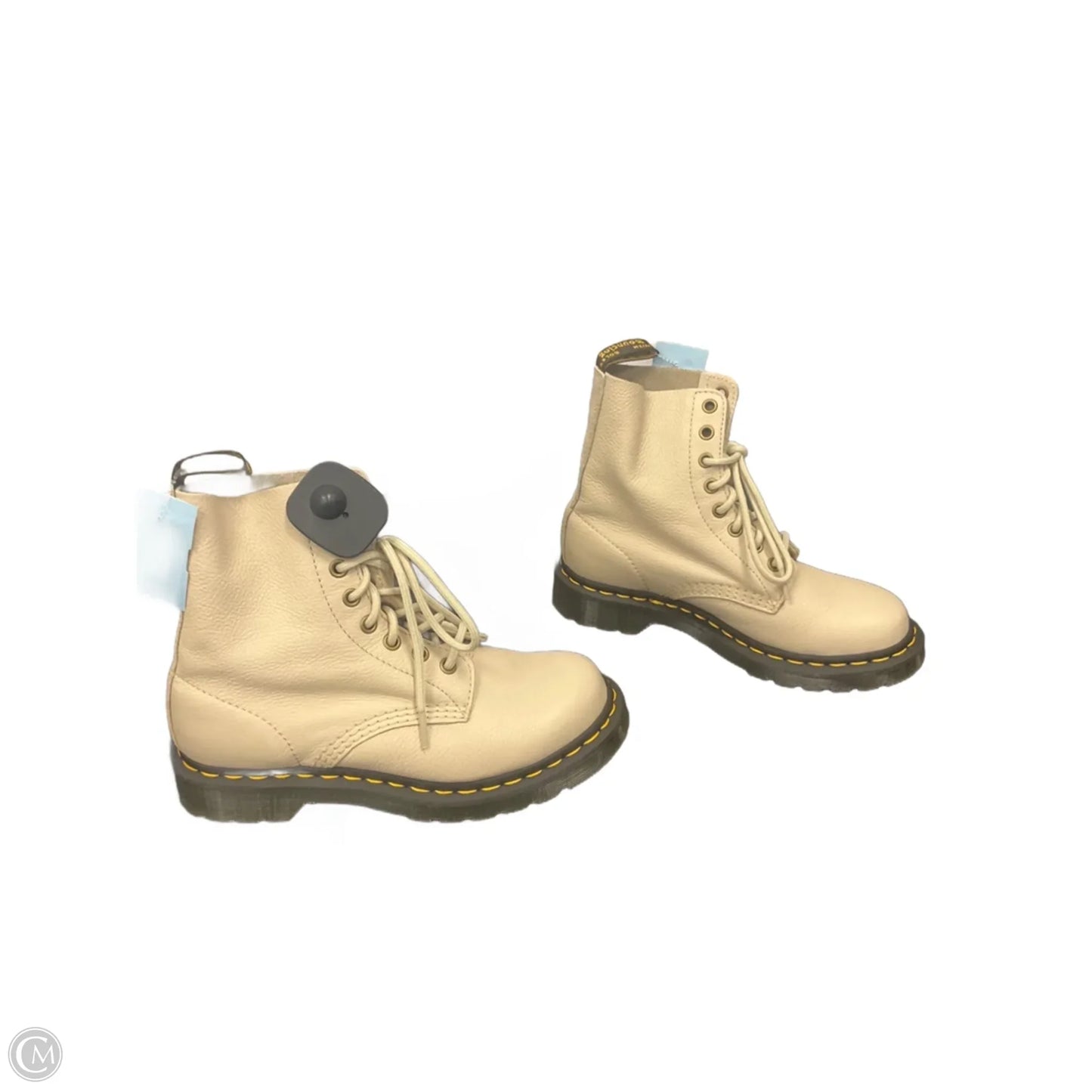 Boots Combat By Dr Martens In Cream, Size: 6