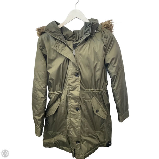 Jacket Puffer & Quilted By Banana Republic In Green, Size: M