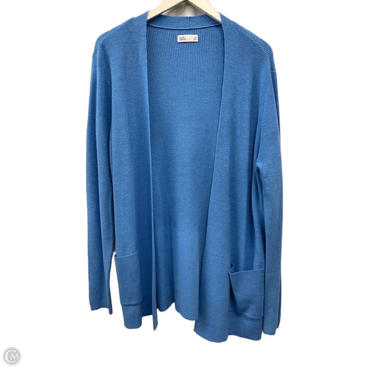 Sweater Cardigan By Croft And Barrow In Blue, Size: Xl