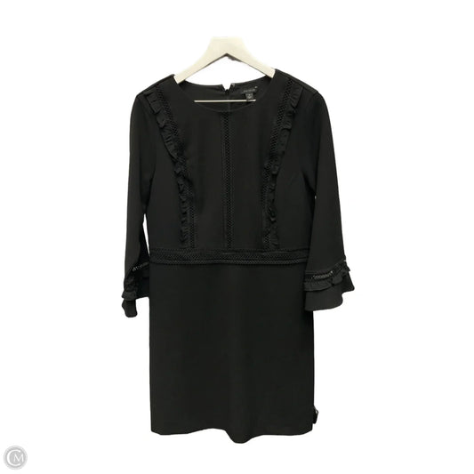 Dress Casual Midi By Ann Taylor In Black, Size: M