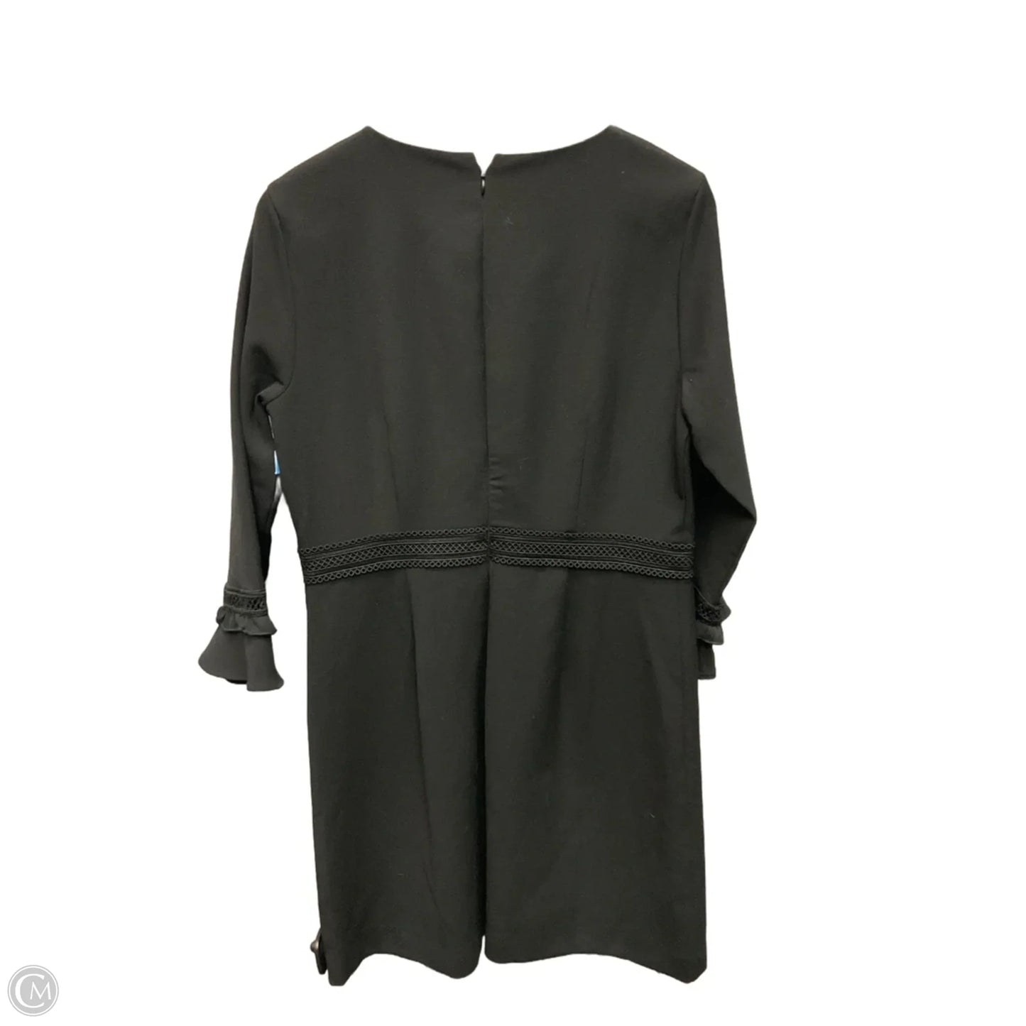 Dress Casual Midi By Ann Taylor In Black, Size: M