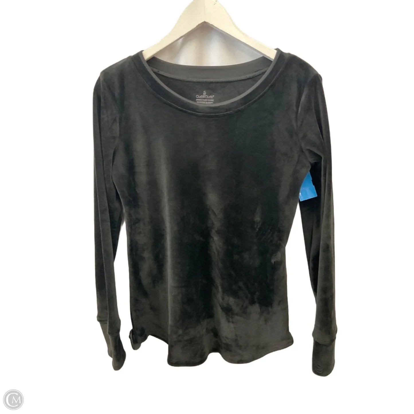 Top Long Sleeve By Cuddl Duds In Black, Size: M
