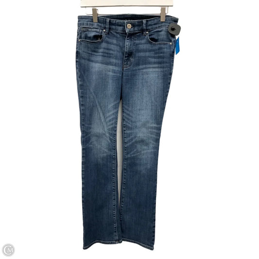Jeans Boot Cut By White House Black Market In Blue Denim, Size: 8