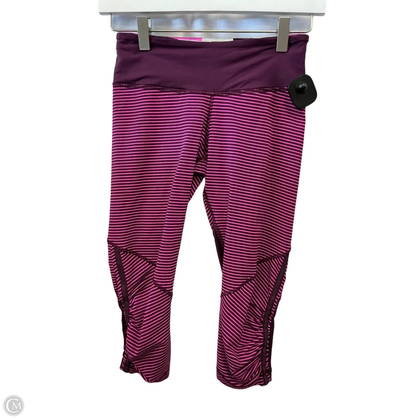 Athletic Capris By Lululemon In Purple, Size: 4