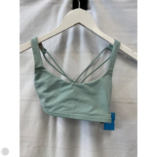 Athletic Bra By Lululemon In Aqua, Size: 4