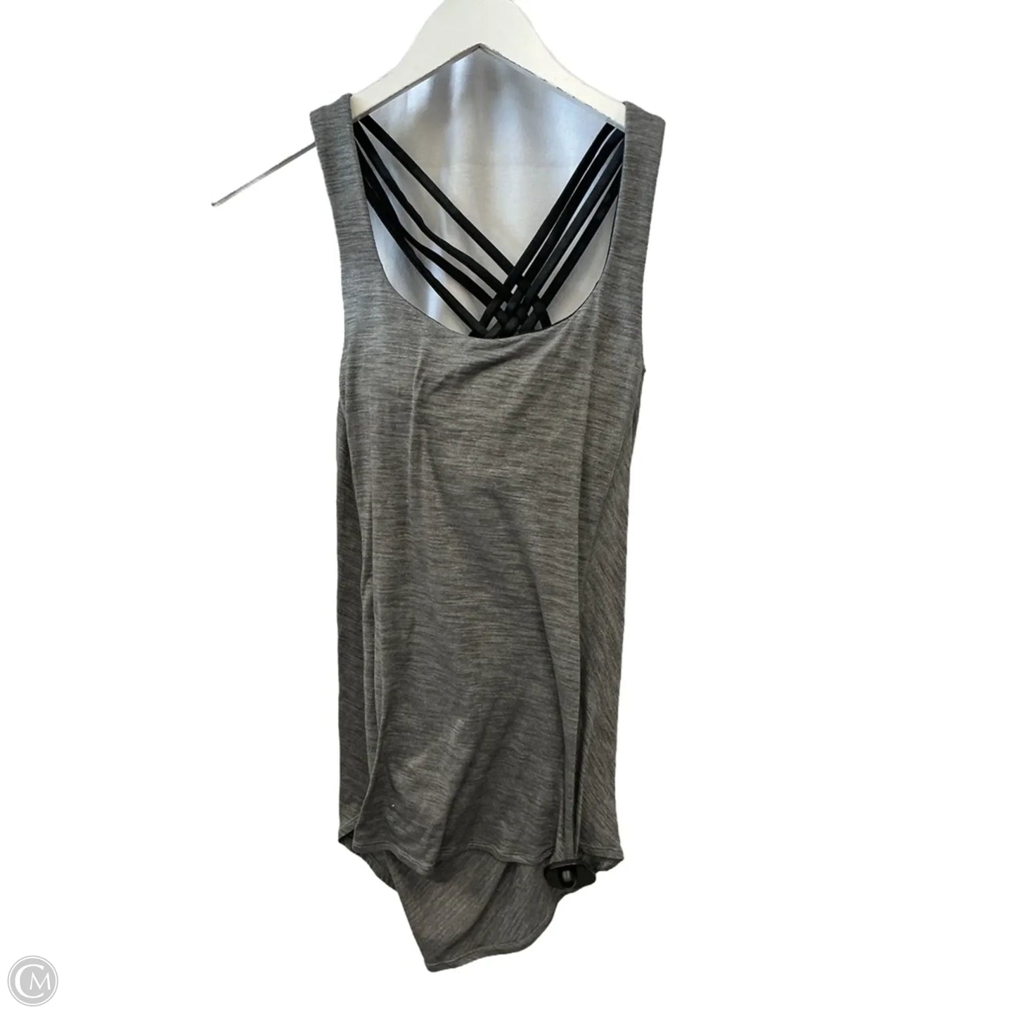 Athletic Tank Top By Lululemon In Grey, Size: 6