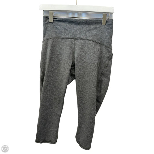 Athletic Capris By Lululemon In Grey, Size: 8
