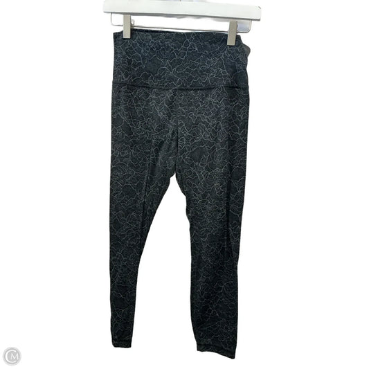 Athletic Leggings By Lululemon In Grey, Size: 6