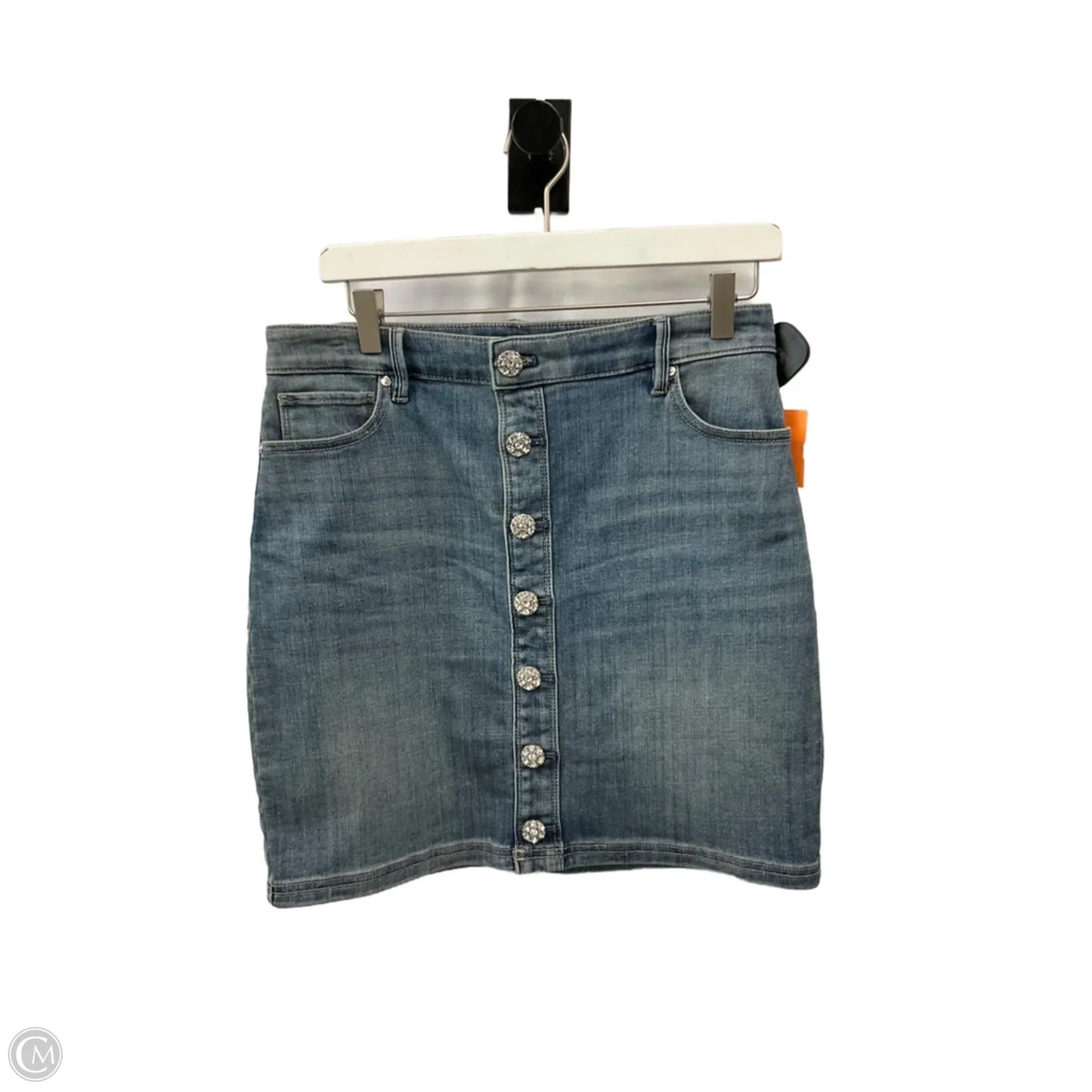 Skirt Mini & Short By White House Black Market In Blue Denim, Size: 4